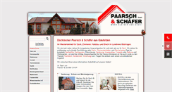Desktop Screenshot of paarsch-schaefer.de