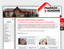 Tablet Screenshot of paarsch-schaefer.de